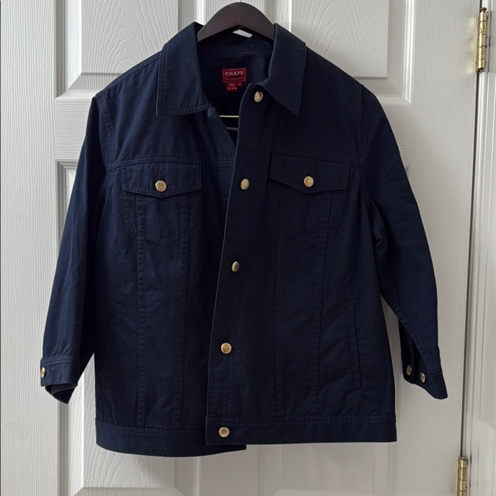 Chaps Blue and Gold Lightweight Jacket
